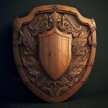 3D model shield (STL)